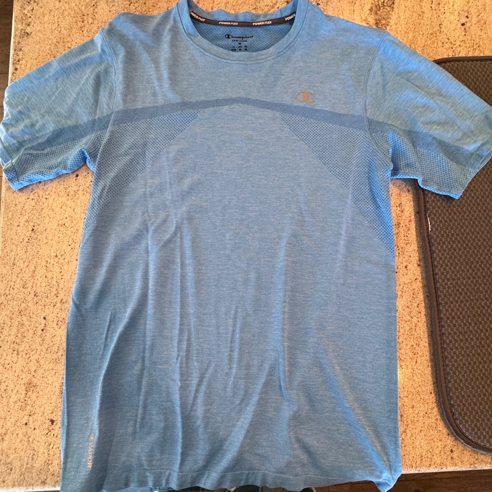Champion Men's Blue Athletic Shirt